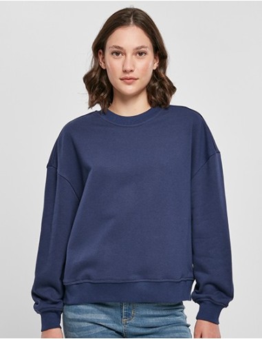 B-BY212-Ladies Oversized Crewneck Sweatshirt